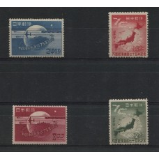 JAPON 1949 Yv. 429/32 SERIE COMPLETA DE ESTAMPILLAS NUEVAS MINT 55 EUROS